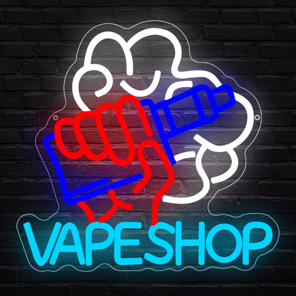 Vape Shop Neon Sign USB Powere - Vaping Shop avis et prix