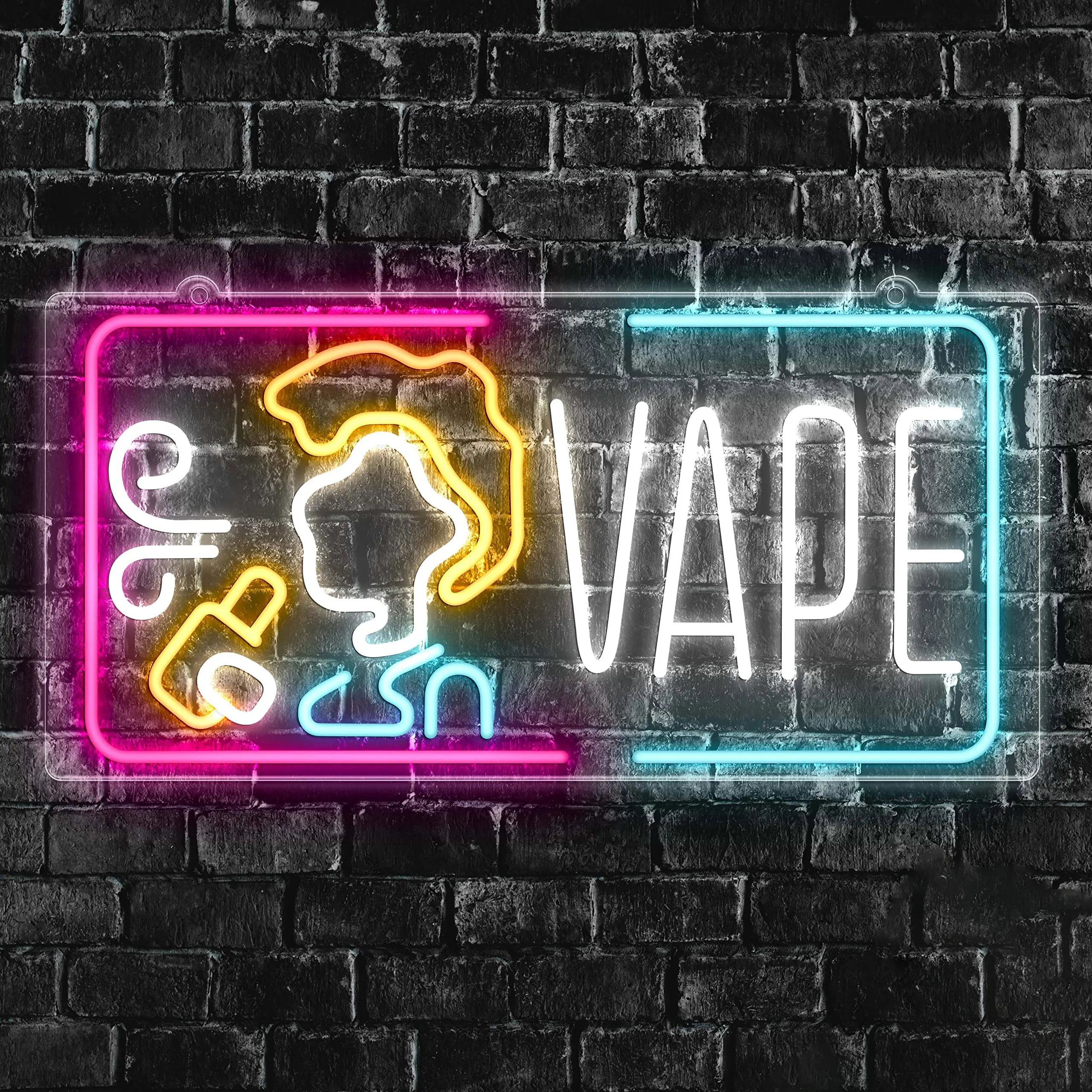 Vape Neon Sign Dimmable Smoke  - Vaping Shop avis et prix